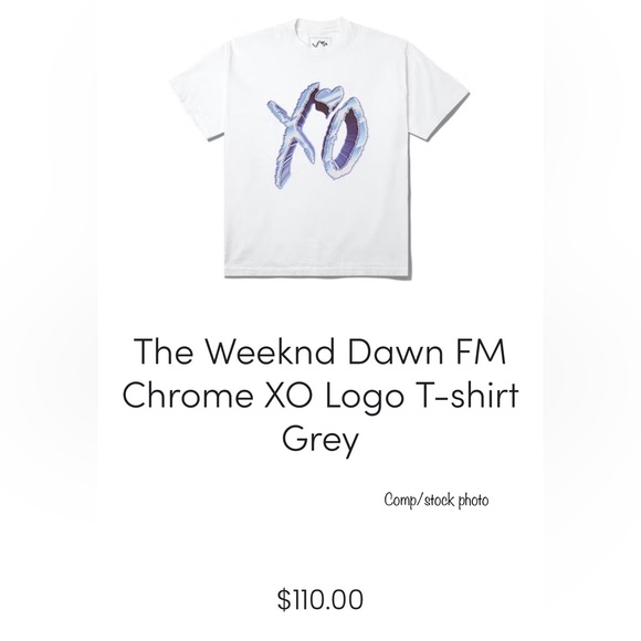 XO THE WEEKND - authentic t-shirt. Size XL - Picture 3 of 11